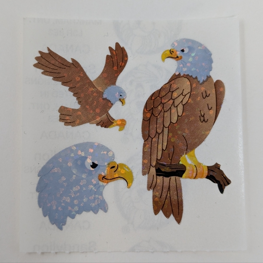 Sandylion Stickers Eagle Bird Vintage Scrapbooking